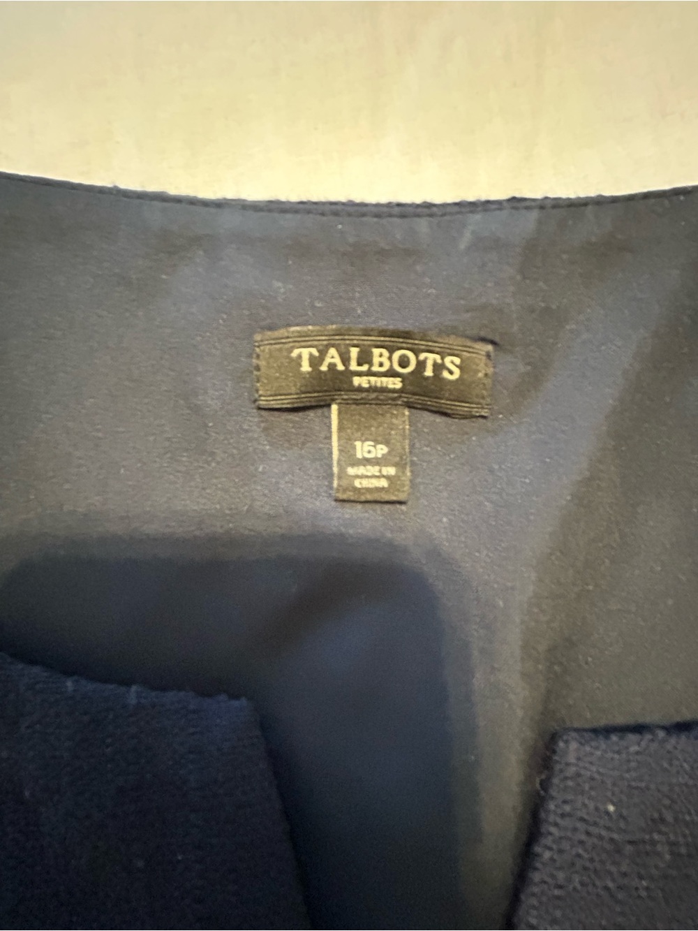 Talbots Navy Sleeveless Shift Dress with Colorful Fish Embroidery - Picture 4 of 6